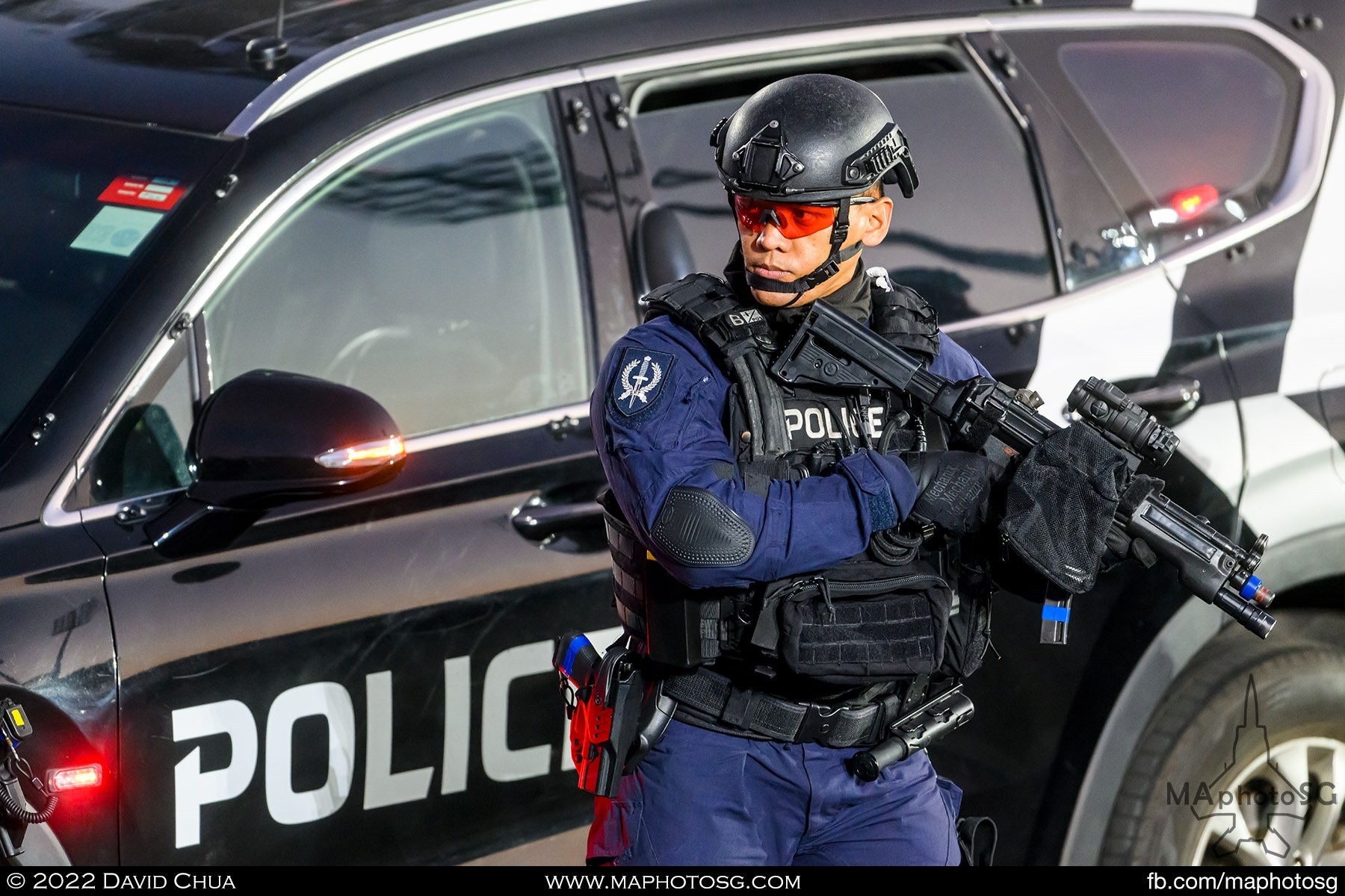 Police ERT Trooper during the Toral Defence demonstration