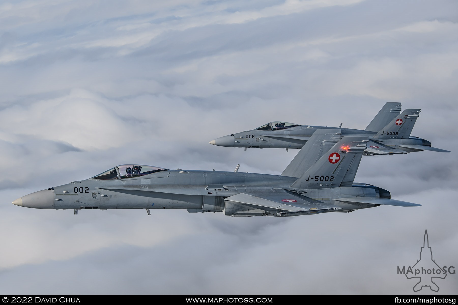 Swiss Air Force F-18C Hornets