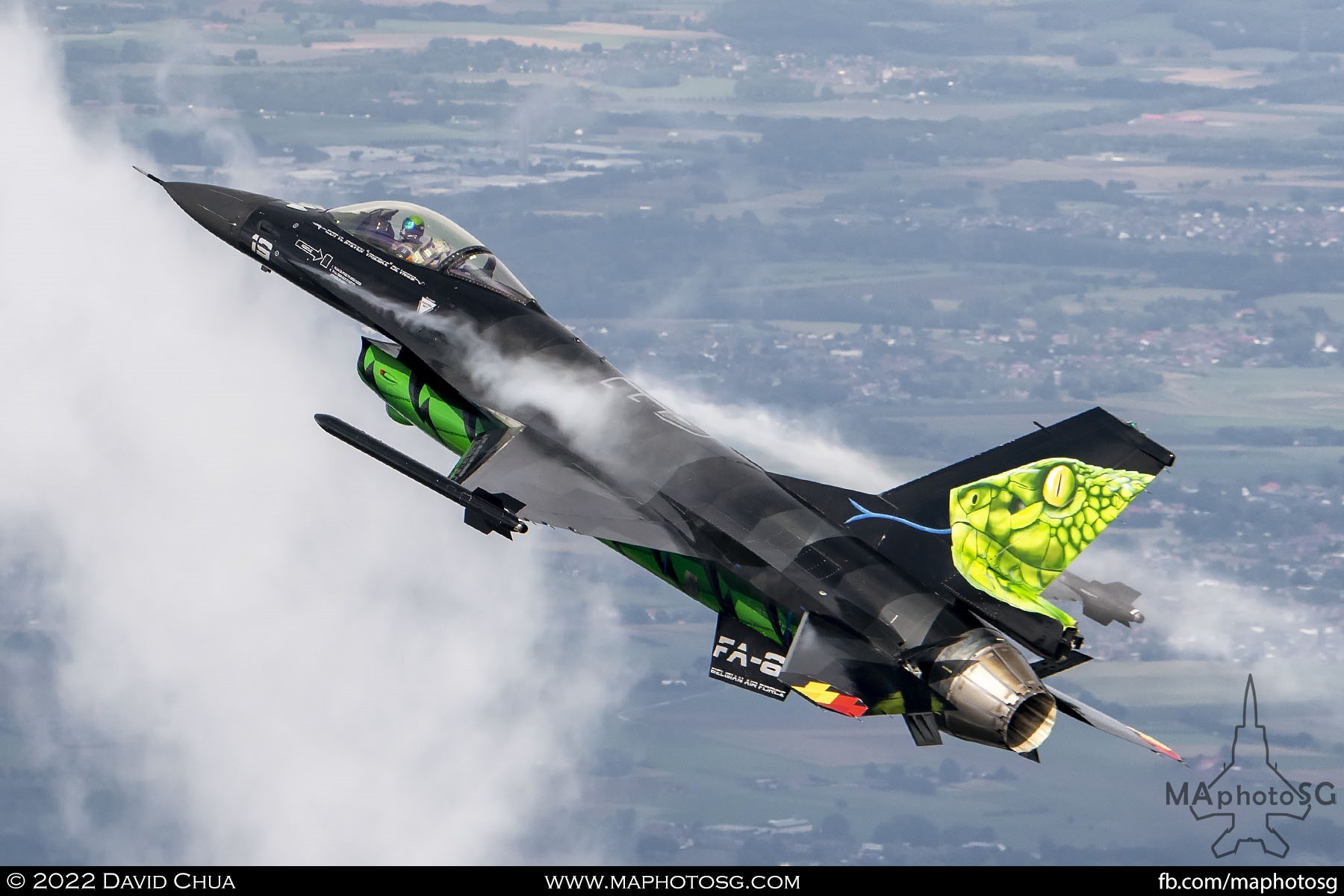 Belgium Air Force F-16 Solo Display Dream Viper