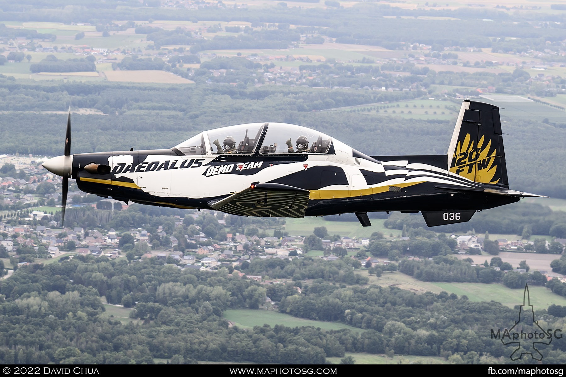 Hellenic Air Force Daedalus Demo Team T-6 Texan II