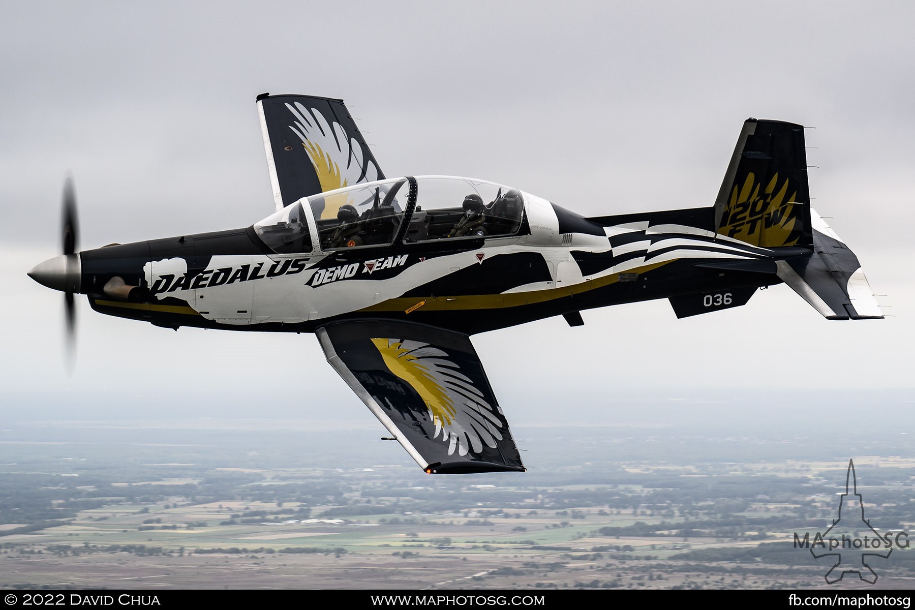 Hellenic Air Force Daedalus Demo Team T-6 Texan II