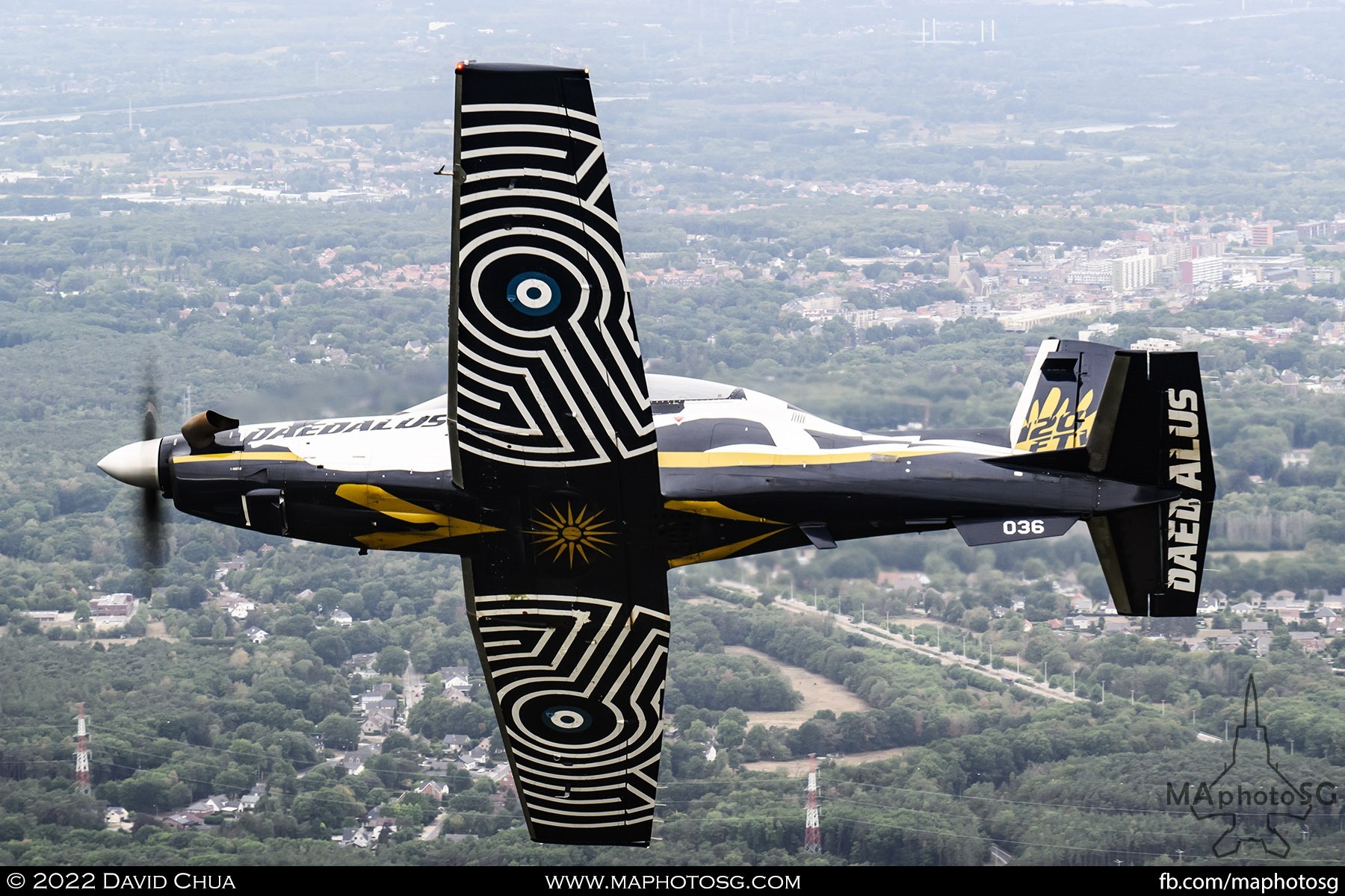 Hellenic Air Force Daedalus Demo Team T-6 Texan II