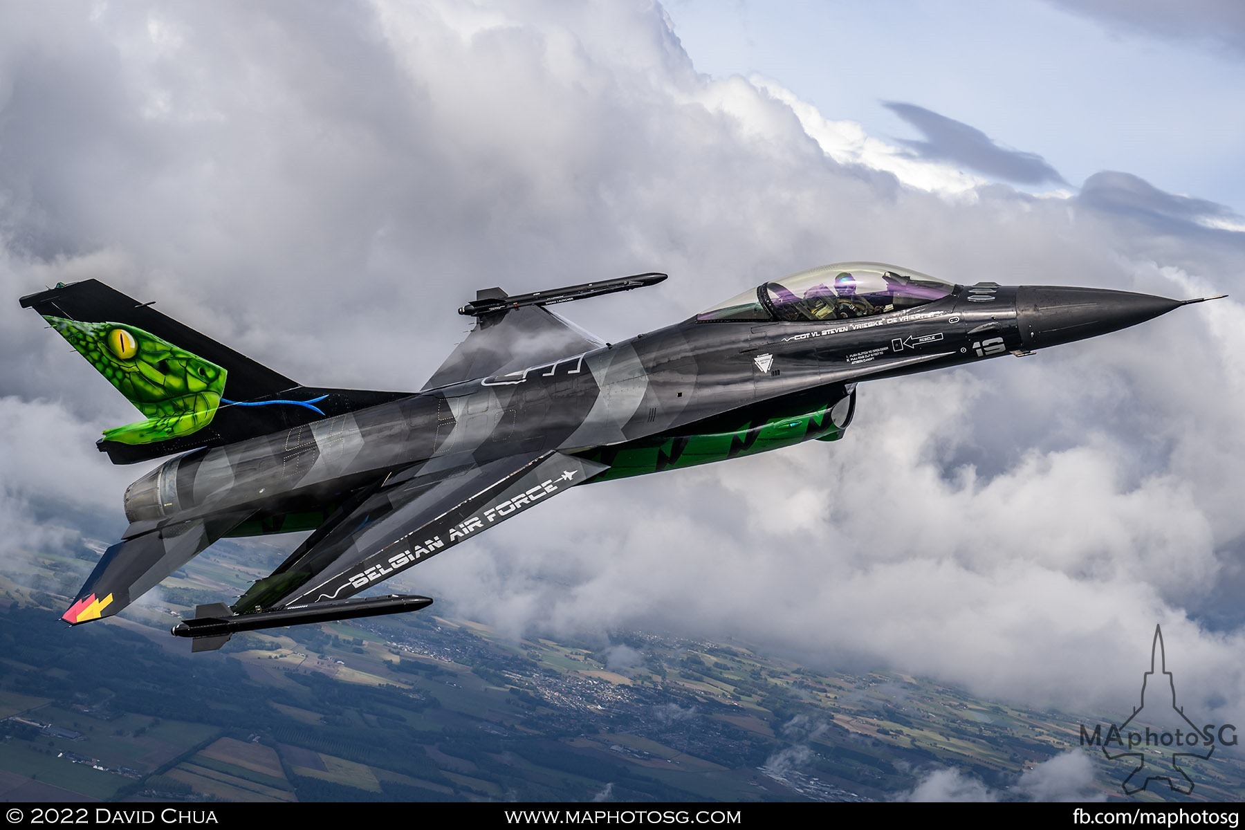 Belgium Air Force F-16 Solo Display Dream Viper