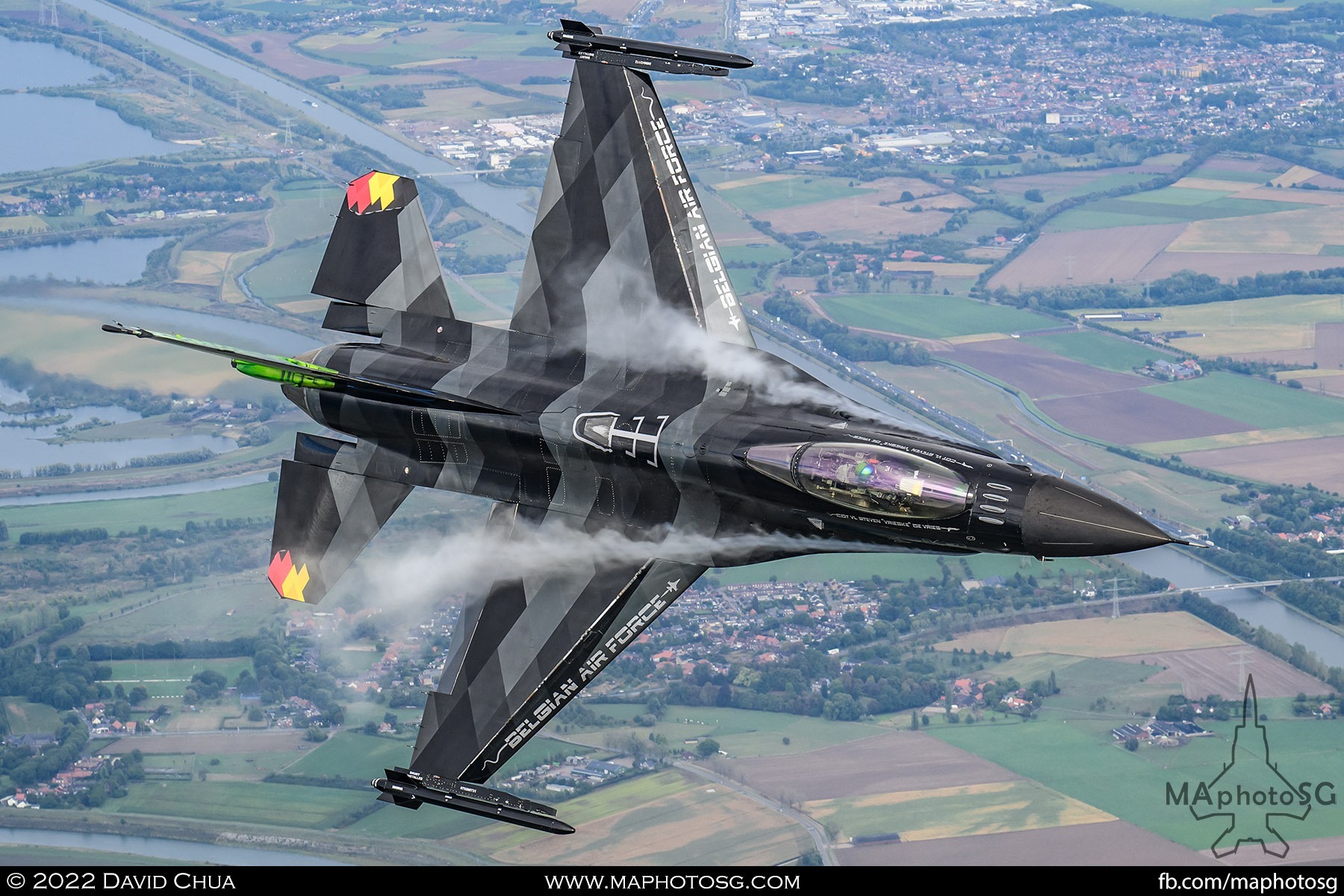 Belgium Air Force F-16 Solo Display Dream Viper