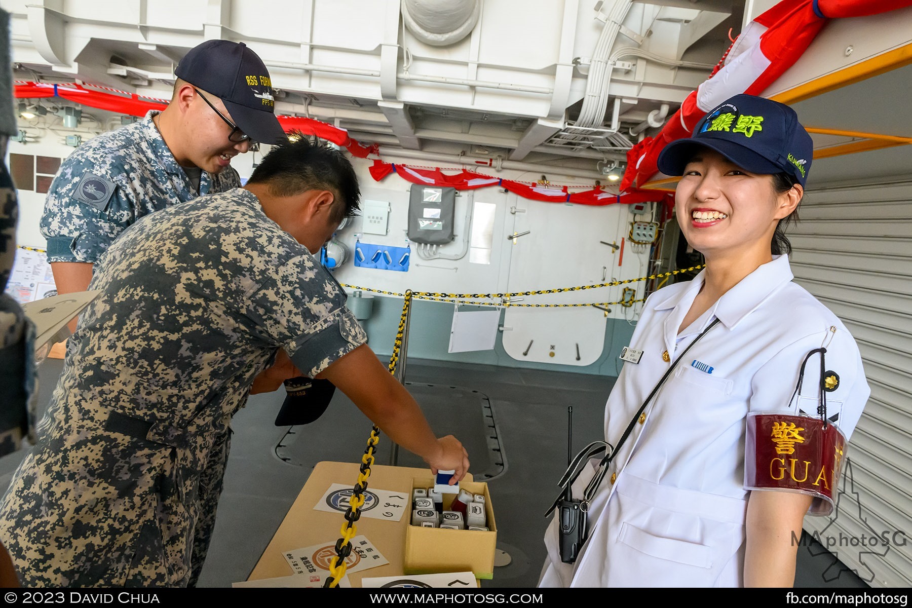 Free gifts and stamps for visitors of the JS Kumano