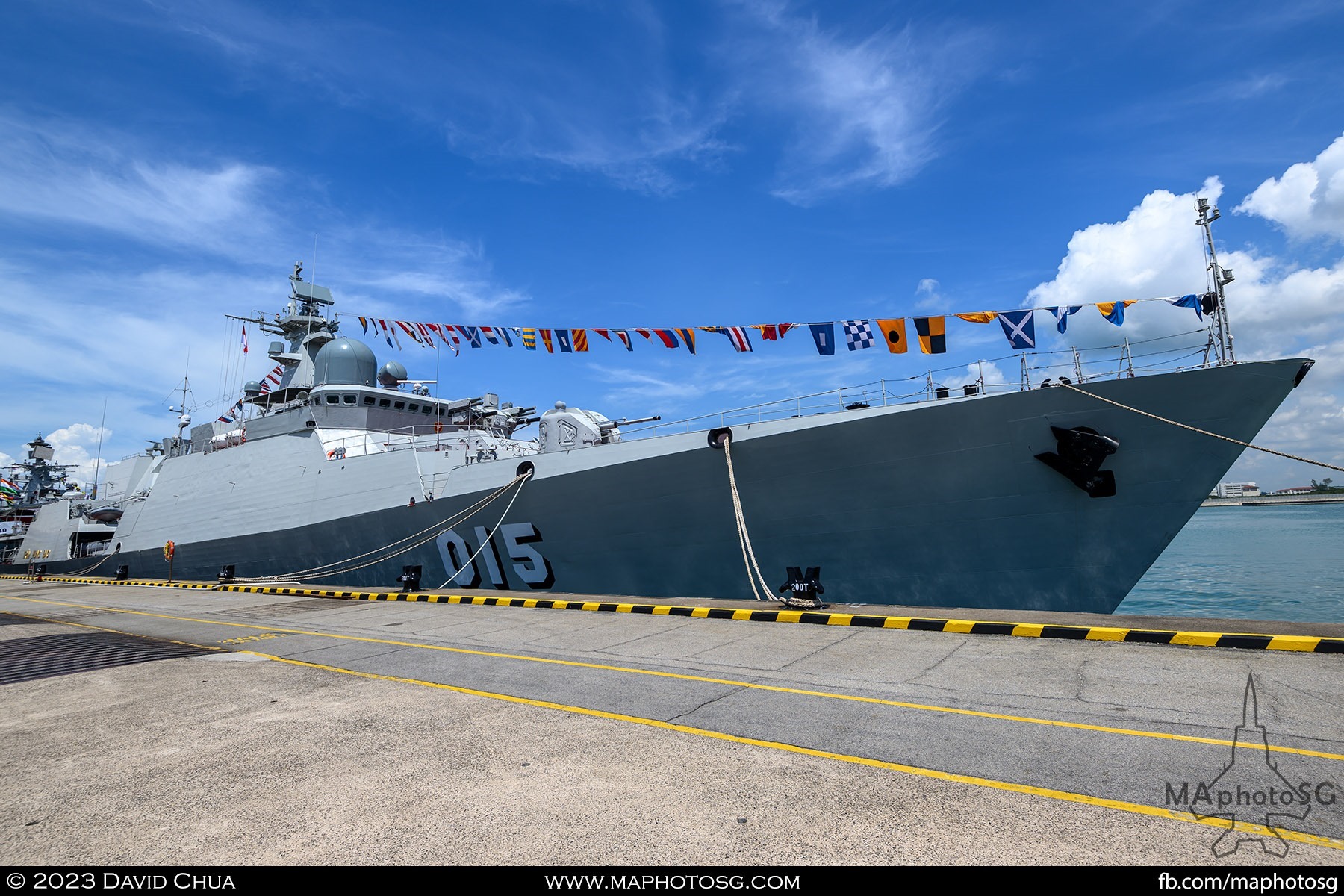 Tran Hung Dao (HQ-015). Gepard class frigae of the Vietnamese Navy