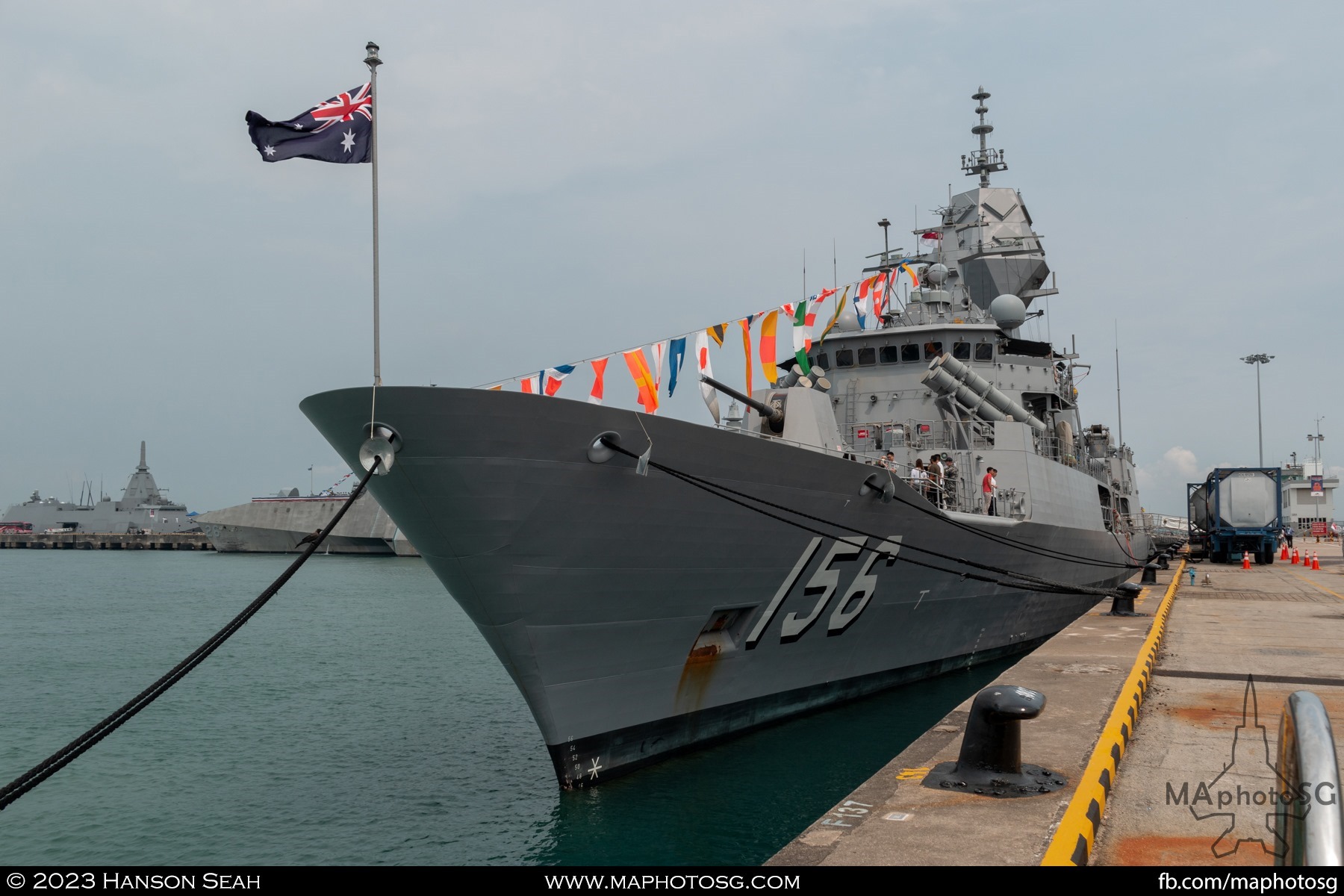 HMAS Toowoomba (FFH 156). Anzac-class frigate of the Royal Australian Navy