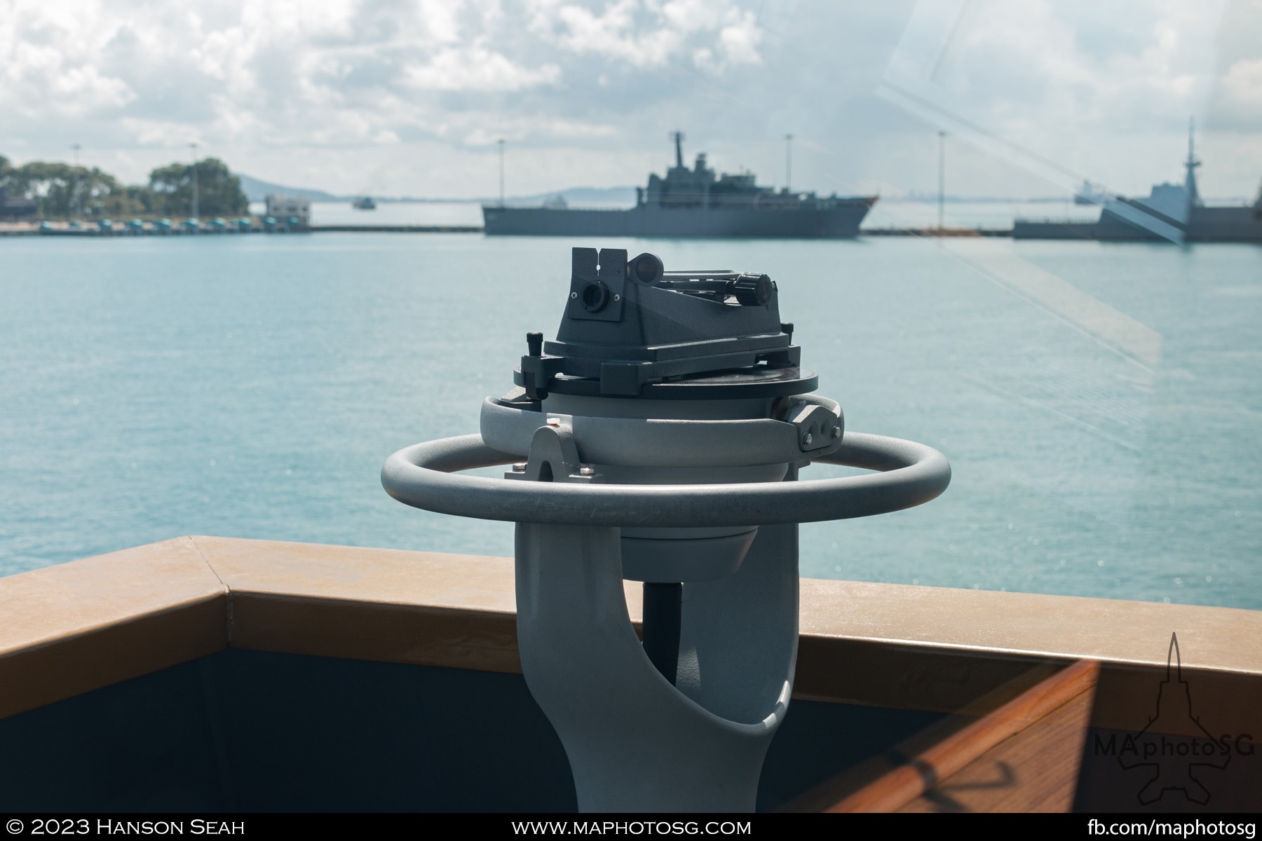 Pelorus on the bridge of BRP Antonio Luna (FF-151)