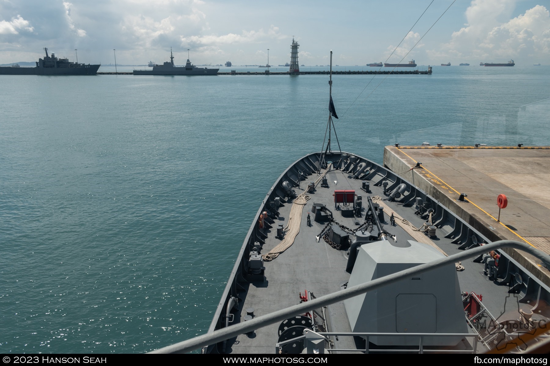 Bow of the BRP Antonio Luna (FF-151)