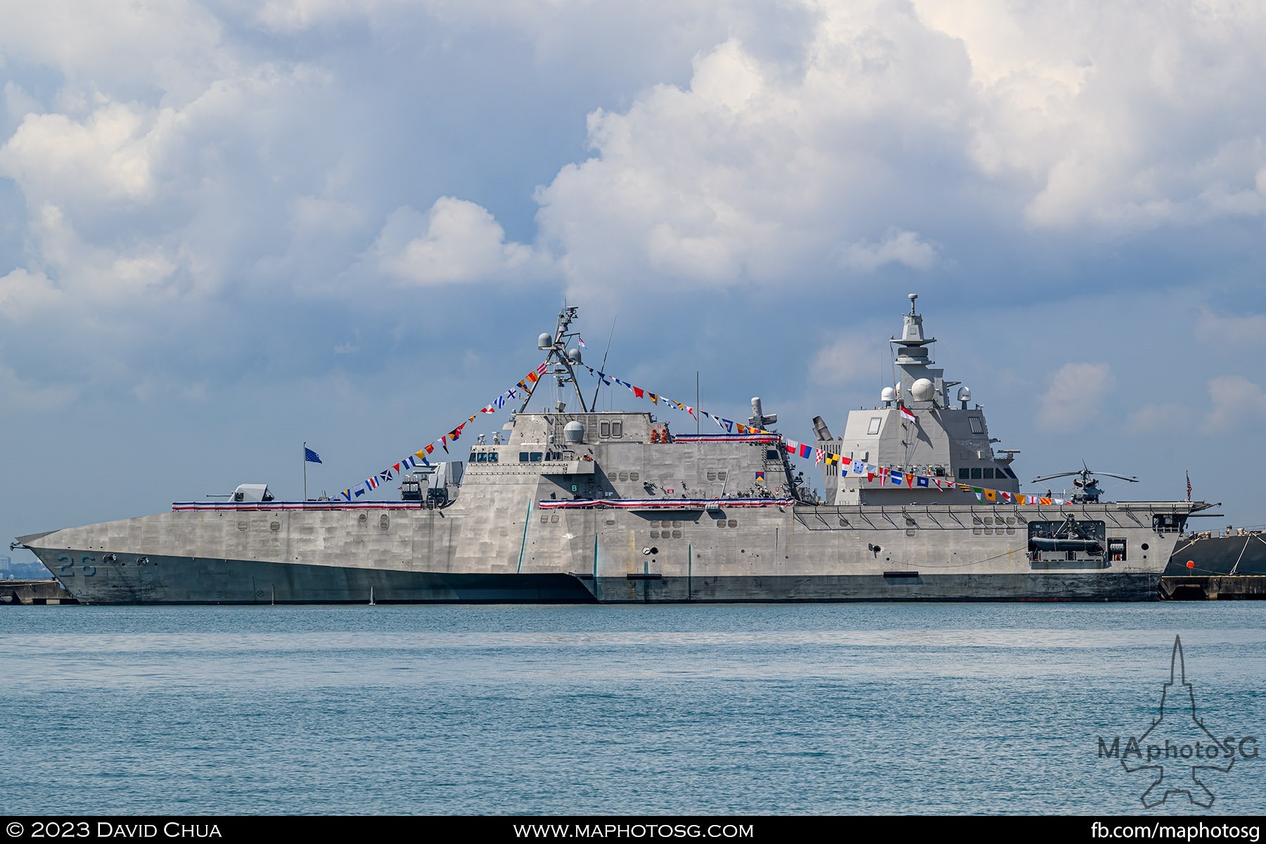 USS Mobile (LCS-26).  Independence-class littoral combat ship of the United States Navy.