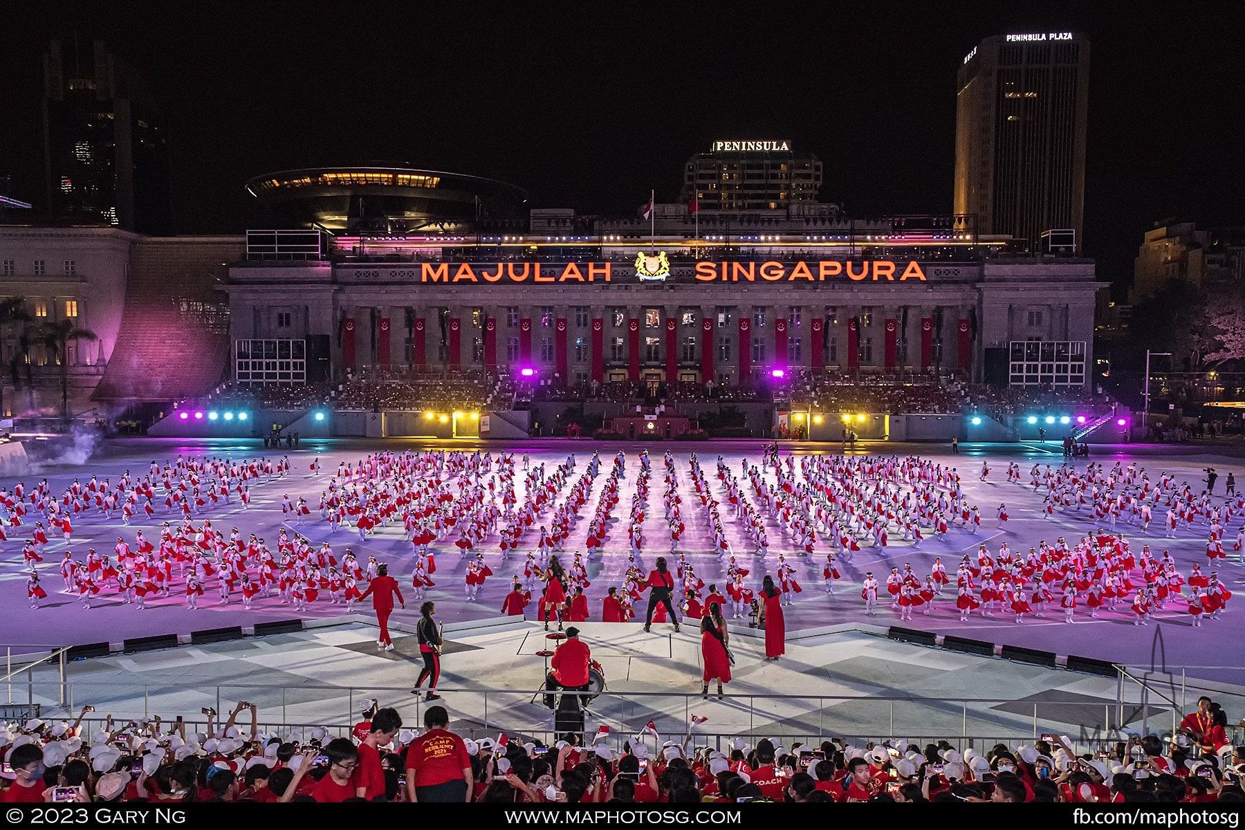 Performers of Act 4 - Onward As One dance to the NDP 2023 Theme Song "Shine Your Light"