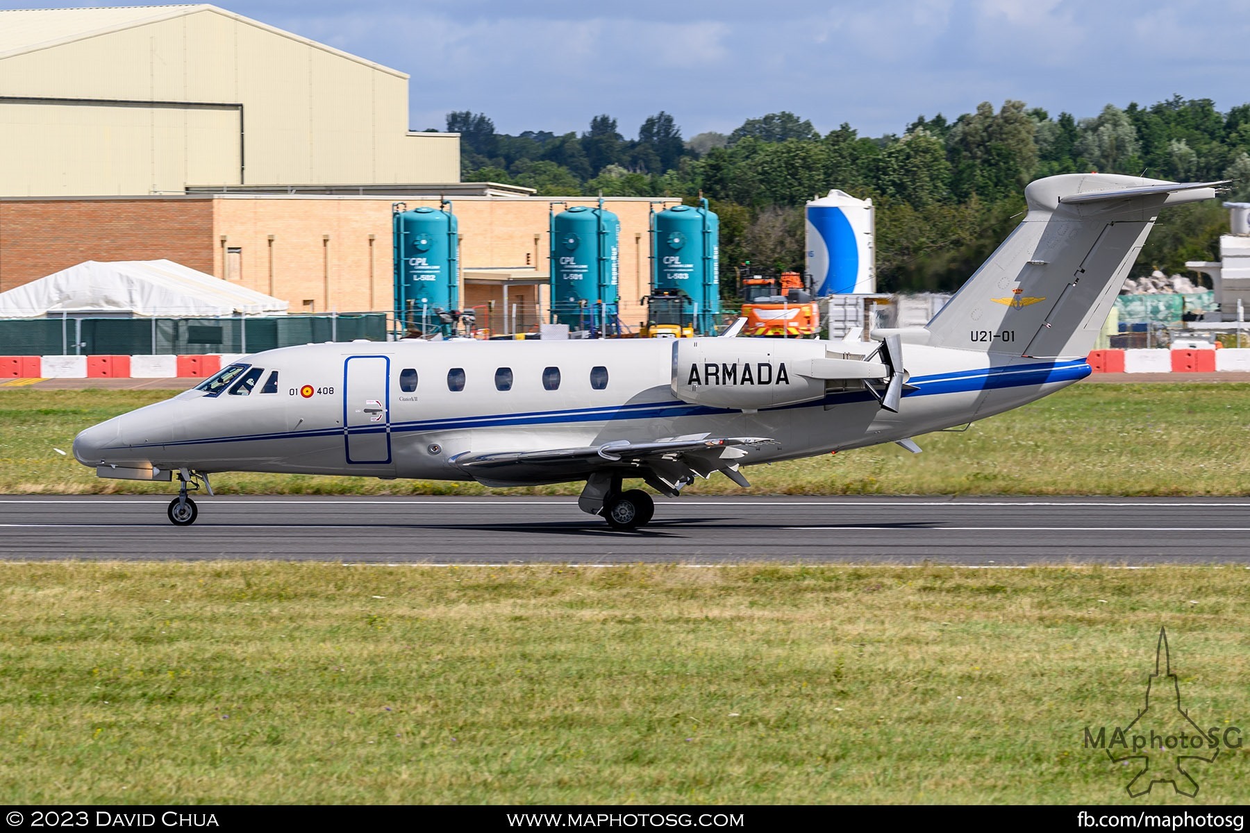 Spanish Navy Cessna 650 Citation VII