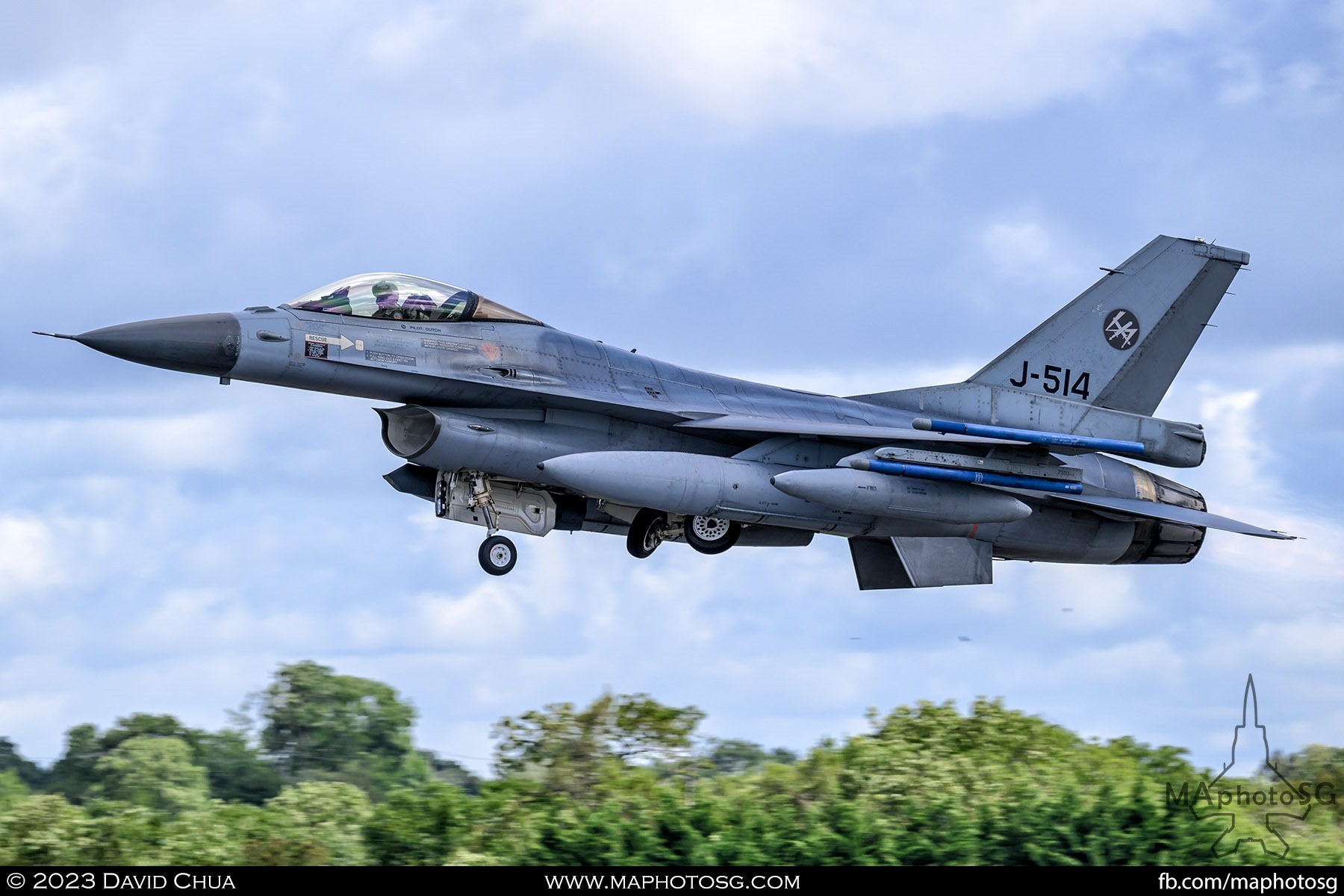 Royal Netherlands Air Force General Dynamics F-16AM Fighting Falcon