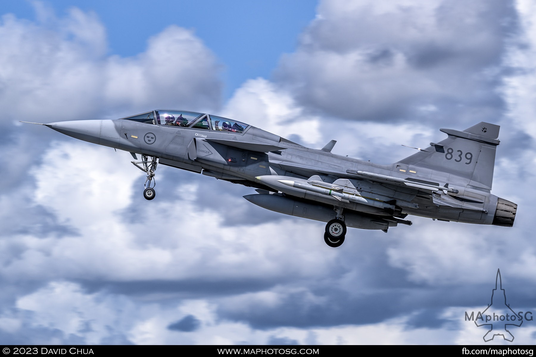 Swedish Air Force SAAB JAS-39D Gripen