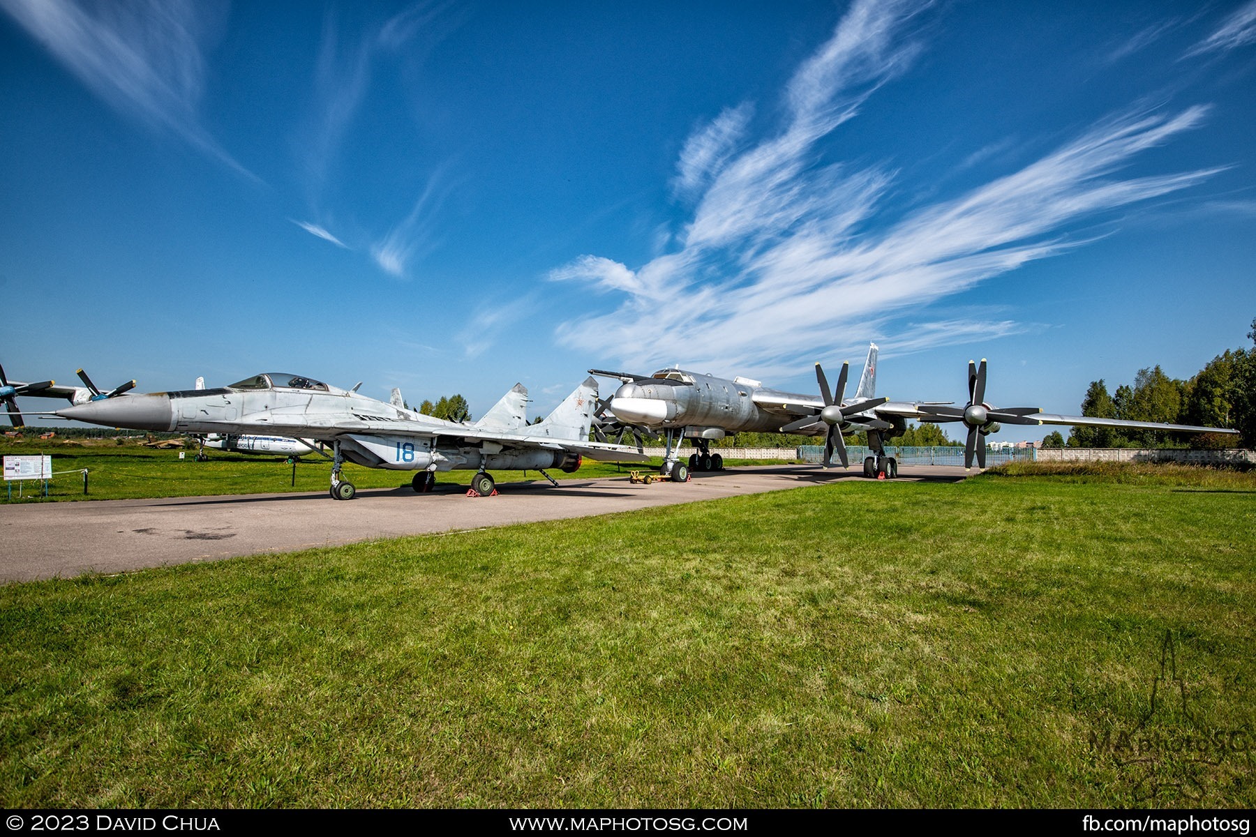 Mikoyan MiG-29 and Tupolev Tu-95