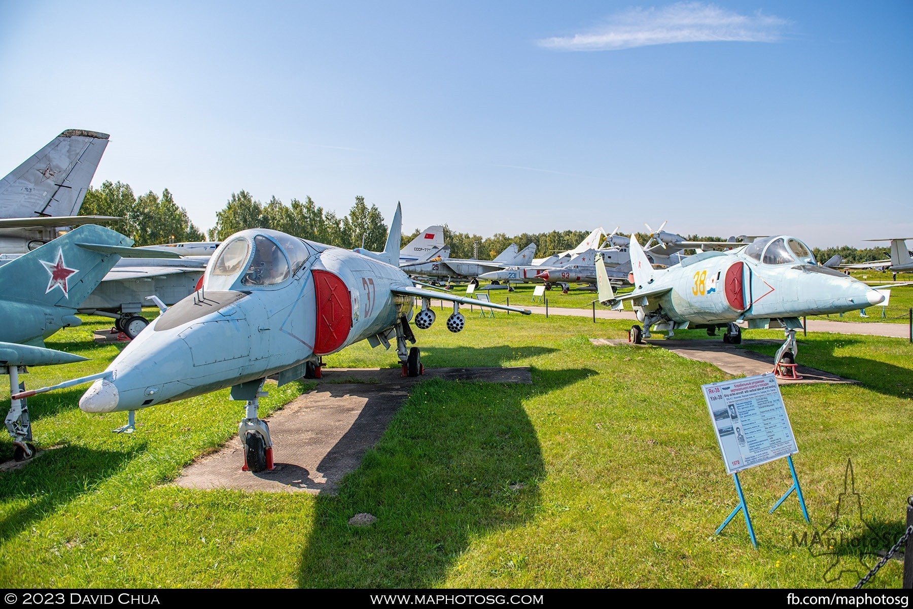 A pair of Yakolev Yak-38 carrier bourne strike fighters