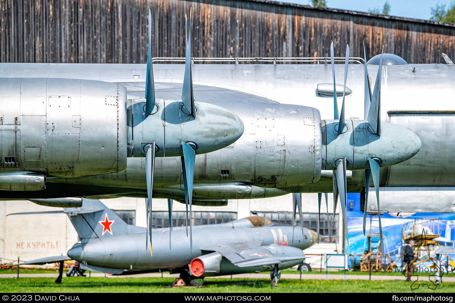 Iconic propellers of the Tupolev Tu-95