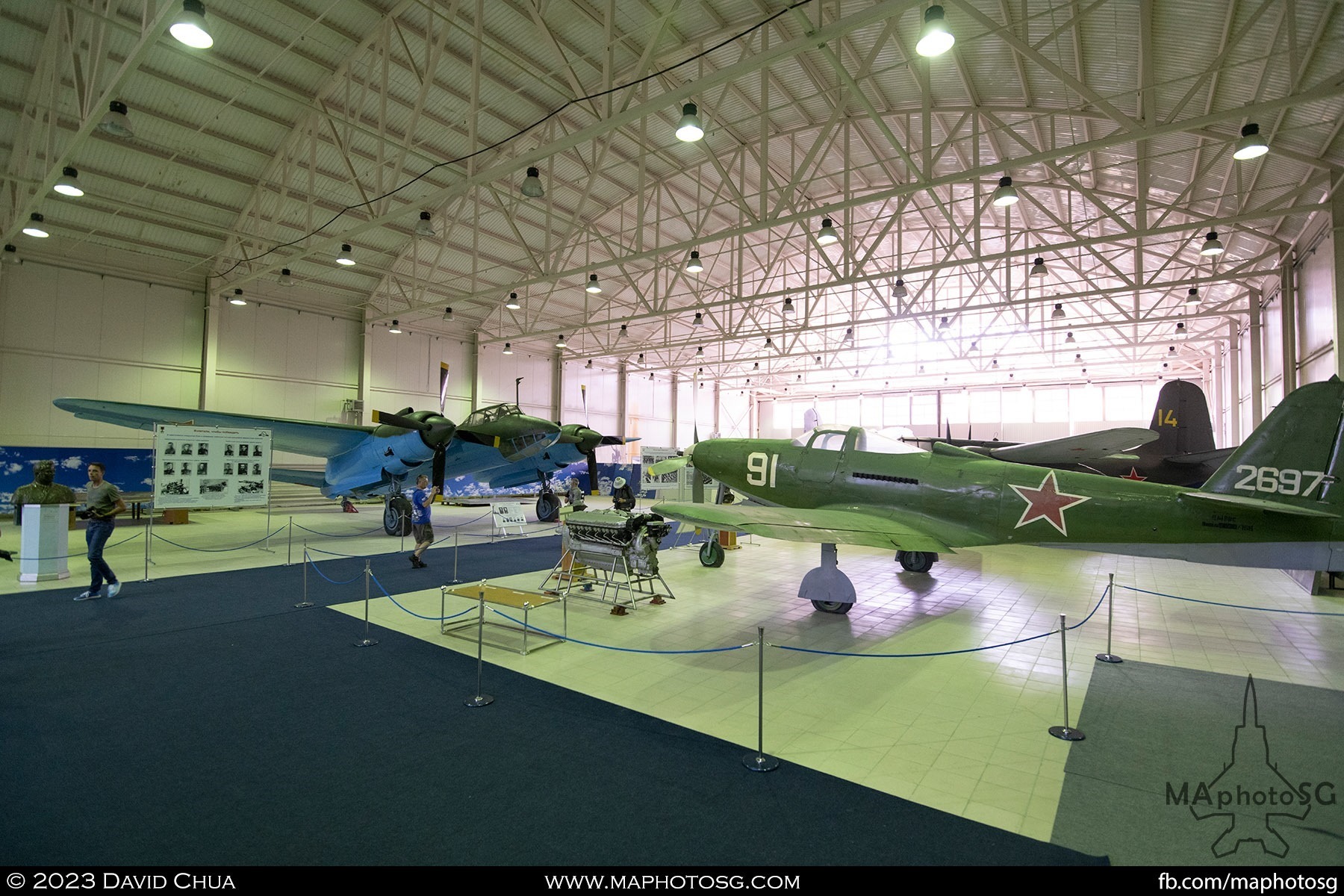 Great Patriotic War hanger of the Central Air Force Museum