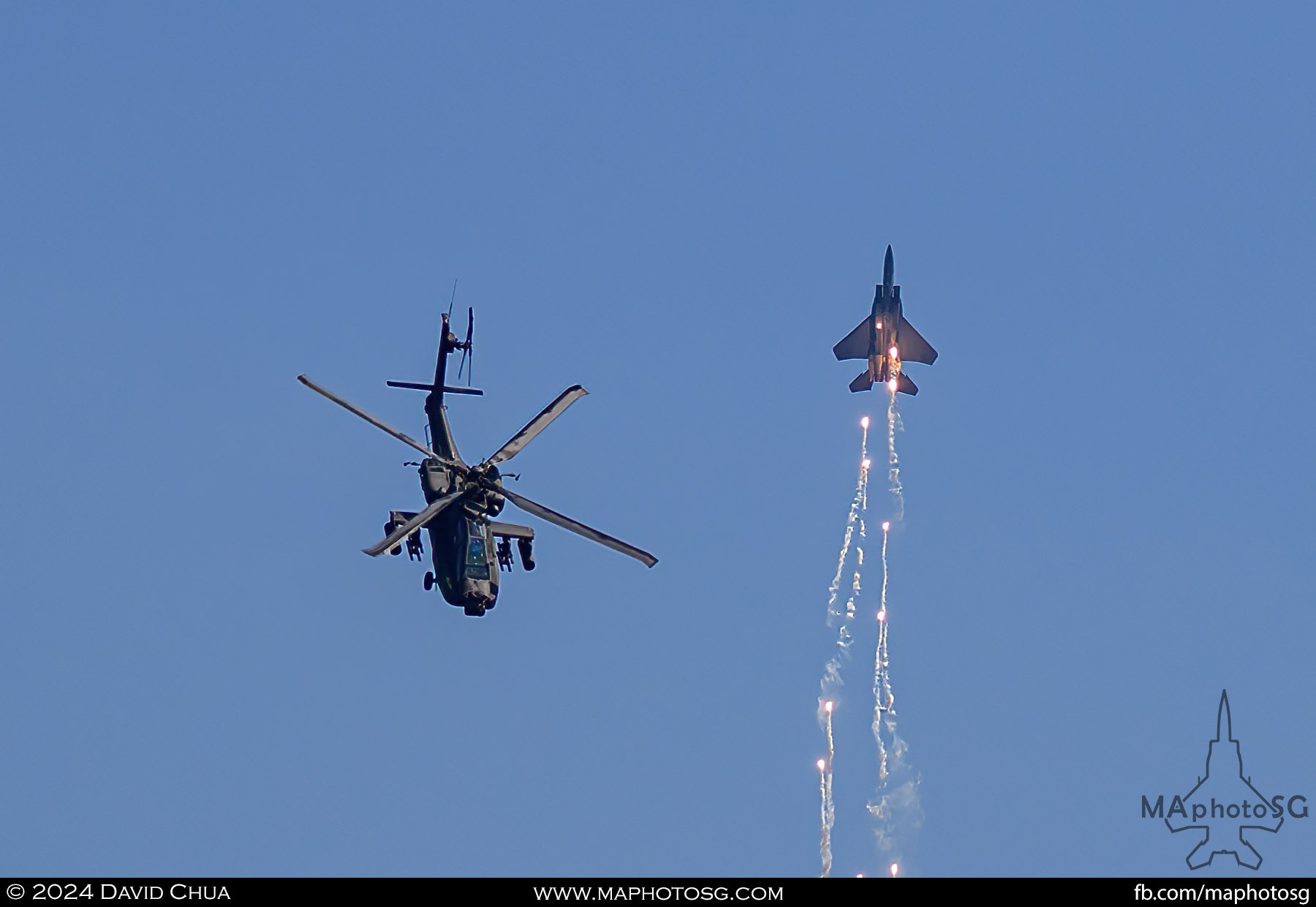 RSAF AH-64D and F-15SG