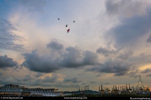 RSAF 2016 NDP Flag Flypast   