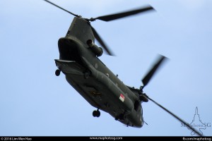 RSAF Chinook spotted over Northern part of Singapore heading East before rehearsal 