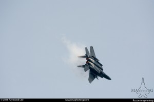 RSAF F-15SG in high G turn 