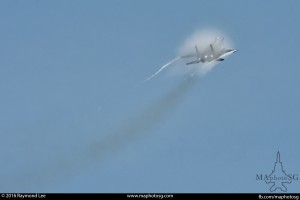 RSAF F-15SG steep climb 